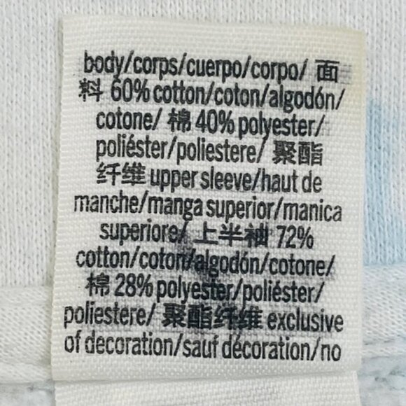 PINK VICTORIA'S SECRET Blue & White Tie Dye Sweatshirt - Size Medium - Picture 7 of 8